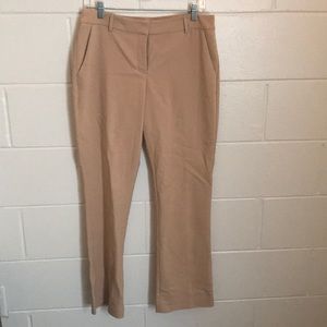 Express Tan Columnist Petite Dress Pant